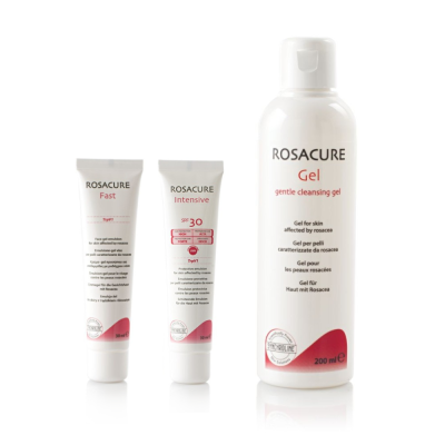 ROSACURE®gentle cleansing gel 200ml +ROSACURE® Intensive 30ml +ROSACURE® Fast 30ml