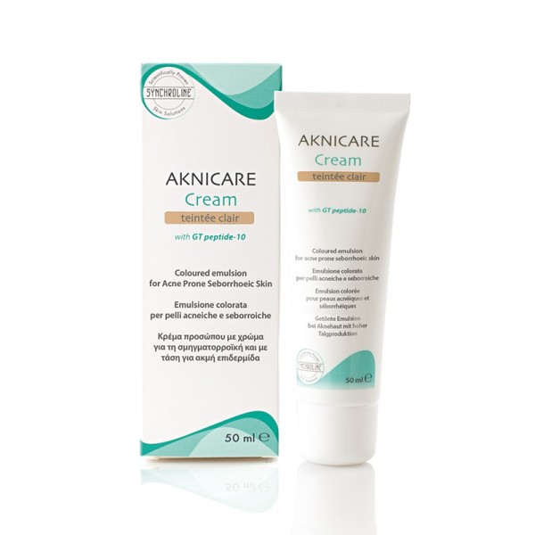 Aknicare Cream Teintee Clair - SYNCHROLINE - Krem BB cera tłusta