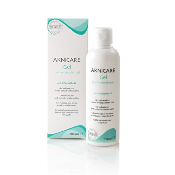 AKNICARE GEL - gentle cleansing gel 200 ml data ważności 09.27