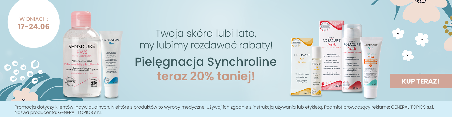 Twoja skóra lubi lato, my lubimy rozdawać rabaty