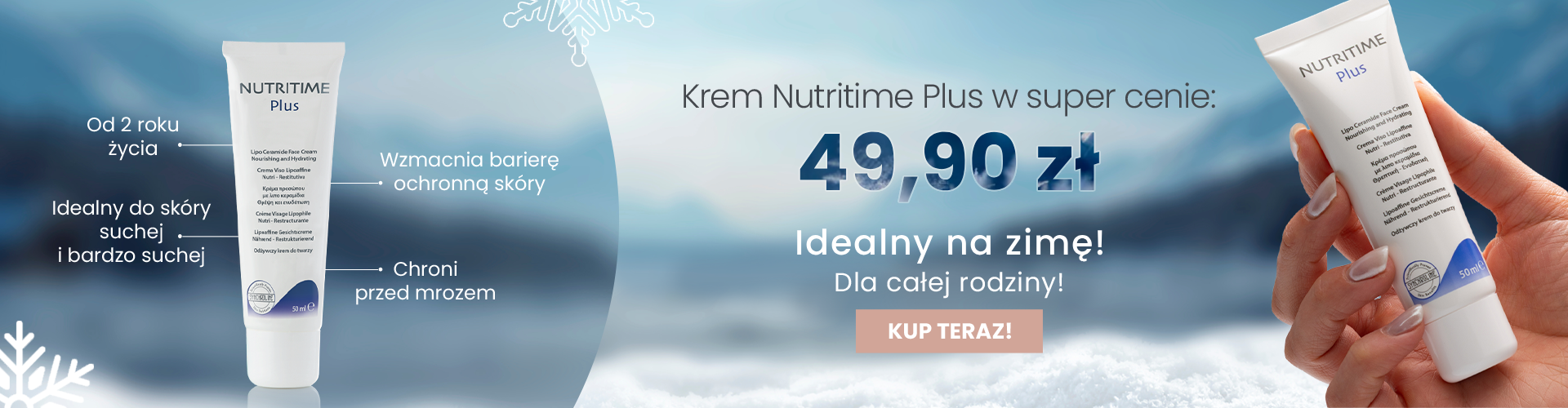 Krem Nutritime Plus w cenie 49,90 zł